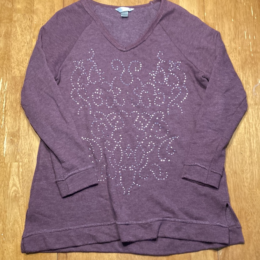 Christopher & Banks XL tunic length sweatshirt